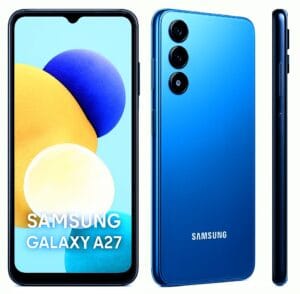 samsung galaxy a27 5g front and back view