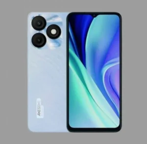 Itel A50 smartphone front and back design with 4000mAh battery and HD+ display