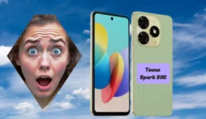 Tecno Spark 20C smartphone front and back view with full features