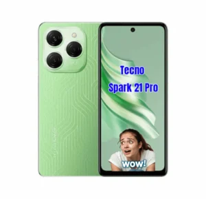 Tecno Spark 21 Pro smartphone with 5000mAh battery and stylish design