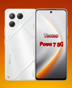 Tecno Pova 7 5G smartphone futuristic design with powerful gaming performance and fast 5G connectivity