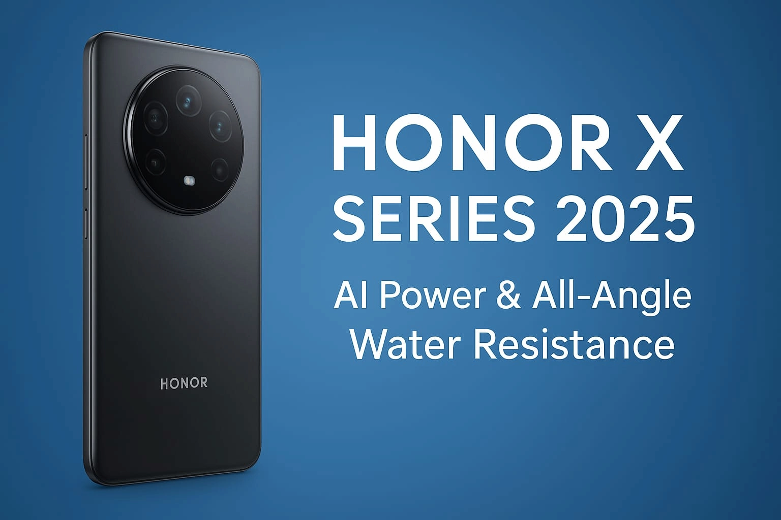 HONOR X Series 2025 official launch with AI button and all-angle water resistance