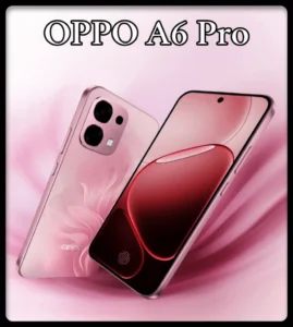 OPPO A6 Pro 2025 smartphone with 7000mAh battery, 50MP camera, and AMOLED display