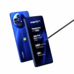 Alcatel V3 Ultra 5G smartphone with sleek design, 5G connectivity, AMOLED display, and dual camera