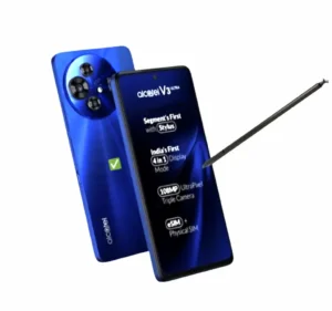 Alcatel V3 Ultra 5G smartphone with sleek design, 5G connectivity, AMOLED display, and dual camera